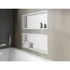 Mexen X-Wall-R półka wnękowa z kołnierzem 75 x 30 cm, biała Podgląd zdjęcia produktu 8
