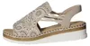 Rieker Sandaletten,Stadtbd.b.25mm o.Fußb in beige, Gr. 39 Produktbild-Vorschau 3