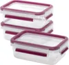Emsa Clip&Close Frischhaltedosen 3er-Set 0,55 l, violett Produktbild-Vorschau 10