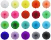 A grid of colorful paper fans arranged in rows and columns against a white background. Produktbild-Vorschau