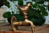 Garten Wasserhahn Gartenhahn Zapfhahn Spatz Gold Messing Produktbild-Vorschau 2