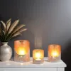 3er Set Boho Deko Windlicht Teelichthalter Yulet Weiss Produktbild-Vorschau 2