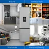 Exquisit Kühl-Gefrierkombination KGC265-70-WS-040D inoxlook Produktbild-Vorschau 5