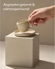 Cosumy 4er Espressotassen Set mit Untertassen Weiß – 90 ml Produktbild-Vorschau 4
