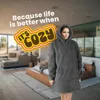 Knusse hoodie - Sherpa fleece, antraciet (R) Productafbeelding-voorbeeld 8