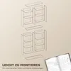 HOMCOM CD DVD Blueray Regal CD-Ständer mit 18 Fächern fürs Produktbild-Vorschau 7