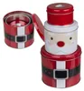 Gebäckdosen Metall Keksdose Nussknacker Weihnachtsmann 2x Produktbild-Vorschau 2