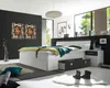 Doppelbett Bettanlage + 2 Nachtkommoden MARS Bett Ehebett Produktbild-Vorschau 2