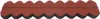 1 Set Dachschindeln Schiefer (55 mm) rot Produktbild-Vorschau 2