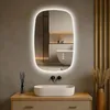S'AFIELINA 70×45 cm Badspiegel mit Beleuchtung Oval LED Produktbild-Vorschau 12