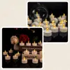 24 LED sviečok, blikajúce, teplá biela farba, napájanie na Náhľad obrázku produktu 6