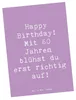 Mr. & Mrs. Panda Grußkarte Spruch 60. Geburtstag Aufblühen Produktbild-Vorschau 1