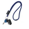 WEBBOMB® Tubular Lanyard Rosa / Schwarz rund weich mit Produktbild-Vorschau 3
