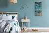 Küche Wohnzimmer Wand Leinwand Uhr 30x60 Malerei schönen Produktbild-Vorschau 4