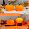 Herbstdeko Kürbis Laterne, 2 Stück Herbst Dekoration Kürbis Produktbild-Vorschau 4