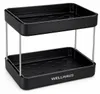 WELLHAUS Küchen Organizer 2 Etagen Schwarz Regal Ablage Produktbild-Vorschau 9