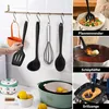 Sada kuchyňského náčiní černé silikonové náčiní na vaření Náhled obrázku produktu 5