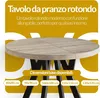 Esstisch Rund Ovo, Esstisch Ausziehbar 80-130 cm, Moderner Produktbild-Vorschau 2