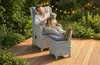 Hocker Dublin 40 x 40 cm | Mystic Grau | Rattan Produktbild-Vorschau 3