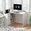HOMCOM Eckschreibtisch L-Form Schreibtisch mit Offenen Produktbild-Vorschau 2