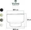 Vyveo - Blumentopf Luno - Braun - 32x24 Produktbild-Vorschau 3