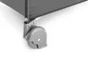 Close-up of a wheel and frame of a travel cot. Náhled obrázku produktu