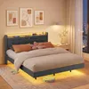 BEALIFE Polsterbett 160x200 cm mit USB-Ladung, LED-Licht & Produktbild-Vorschau 10
