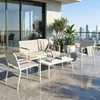 Outsunny Gartenmöbel Set Sitzgruppe für 4 Personen Produktbild-Vorschau 2