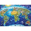 Educa Puzzle.  World Landmarks Globe 2000 Teile Produktbild-Vorschau 2