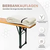 TexDeko Bierbankauflage gepolstert 220x25x2cm waschbar mit Produktbild-Vorschau 5