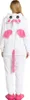 Pigiama Onesie Kigurumi Travestimento Costume Unicorno Rosa Anteprima dell’immagine prodotto 3
