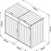 AXI Owen Containerombouw van Metaal Antraciet | Kliko Productafbeelding-voorbeeld 3