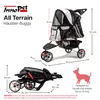 Hundebuggy Katzenbuggy - Innopet All Terrain Schwarz/Silber Produktbild-Vorschau 4