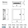 Modularer 3x12 Unterputz-Schaltschrank mit Metalltür IP40 Produktbild-Vorschau 2