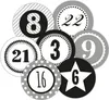 Adventskalenderzahlen in liebevoll gestalteten Designs 48 Produktbild-Vorschau 1
