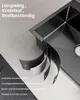 Sofetiy max Spüle 60x45 cm Schwarz, Küchenspüle Anthrazit Produktbild-Vorschau 4