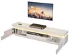Support TV 175x38x45 cm, 2 meubles bas, 1 tiroir, éclairage Voir les images du produit 9