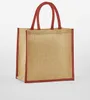 Westford Mill W477 | Natural Starched Jute Mini Gift Bag Produktbild-Vorschau 2