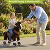 PonyCycle kôň na šliapanie tmavohnedý pre deti od 3 do 4 Náhľad obrázku produktu 25