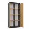 Büro-Regal RS-80 HEMN Anthrazit/Eiche Artisan Produktbild-Vorschau 5