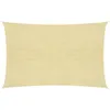 A rectangular beige sun sail is shown against a white background. Produktbild-Vorschau