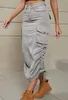 ASKSA Dámské sukně Y2K Cargo Jeans Pencil Skirt High Waist Náhled obrázku produktu 4