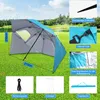 Aopunly Strandschirm Sonnenschirm 210cm UV Schutz 50+ Produktbild-Vorschau 2
