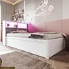 Łóżko rozkładane Merax 90x200 cm z oświetleniem muzycznym Podgląd zdjęcia produktu 6