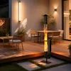 MEULBATY Feuersäule 157cm Edelstahl Pelletfackel, Produktbild-Vorschau 8