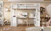 Lit mezzanine pour enfant 90 x 200 cm en pin, aggloméré et Voir les images du produit 7