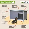 zooprinz Hundehütte Jacky | M | Massivholz | Produktbild-Vorschau 3