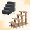 Two pet stairs with dimensions shown. Produktbild-Vorschau