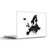 MuchoWow® Laptop Aufkleber Sticker Cover Karte von Europa - Produktbild-Vorschau 1