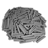A pile of gray LEGO bricks on a white background. Produktbild-Vorschau